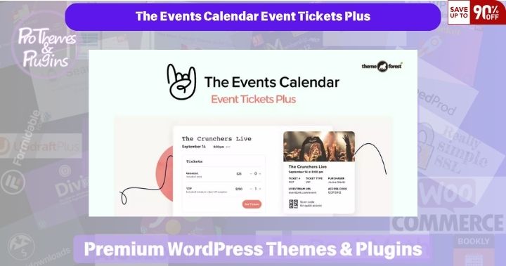 The Events Calendar Event Tickets Plus WordPress plugin